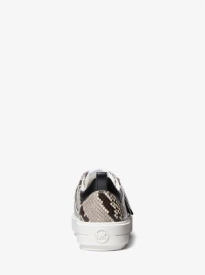 Emmett Embellished Snake Embossed Leather Sneaker image number 2