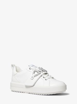 Emmett Logo Embellished Leather Sneaker | Michael Kors Canada