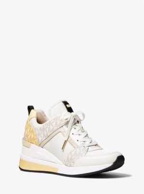 Georgie Mixed-Media Trainer | Michael Kors