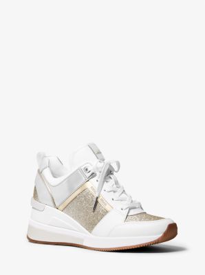 Mixed-Media Trainer | Michael Kors