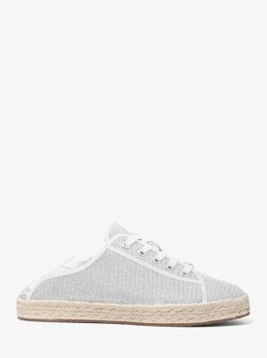 Libby Glitter Chain Mesh Collapsible-Heel Sneaker