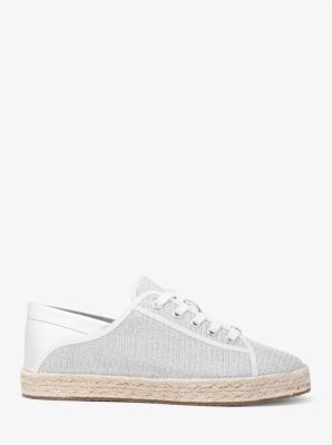 Libby Glitter Chain Mesh Collapsible-Heel Sneaker