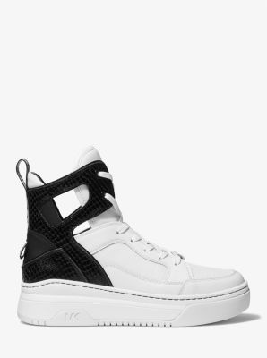 Matson Mixed-Media Logo Tape High-Top Sneaker image number 1