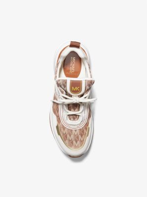 Olympia Mixed-Media Trainer | Michael Kors