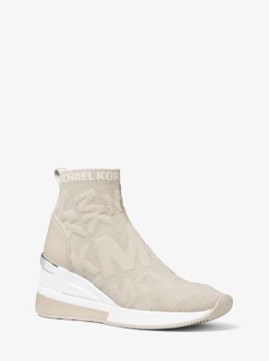 Skyler Logo Stretch Knit Sock Sneaker