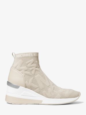 Skyler Logo Stretch Knit Sock Sneaker