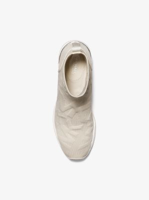 Skyler Logo Stretch Knit Sock Sneaker