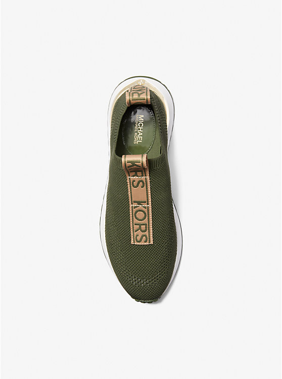 Bodie Logo Tape Stretch Knit Slip-On Trainer image number 3