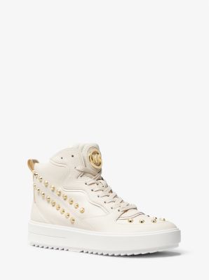 HI-TOP STUDDED SNEAKERS