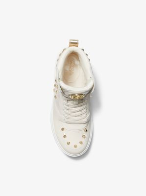 Michael Michael Kors Women's Emmett Embellished Lace Up Low Top Sneakers