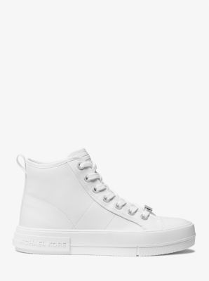 Evy Leather High-Top Sneaker