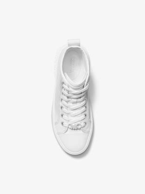 Evy Leather High-Top Sneaker