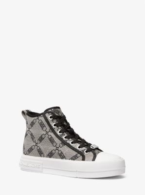 Evy Empire Logo Jacquard High-Top Sneaker image number 0