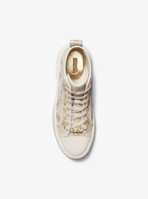 Michael kors metallic sneakers high clearance top