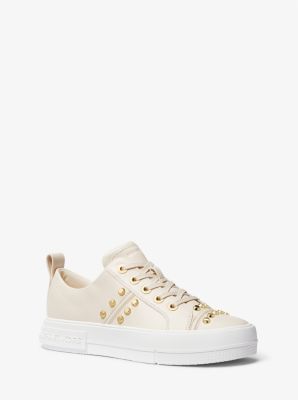 Evy Astor Stud Leather Sneaker | Michael Kors