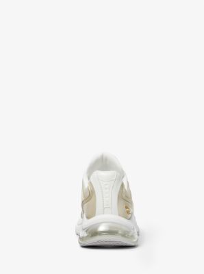 Kit Extreme Metallic Leather and Mesh Trainer | Michael Kors