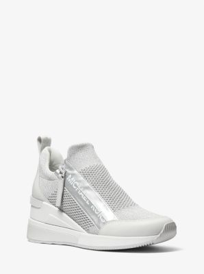 Willis Metallic Stretch Knit Trainer
