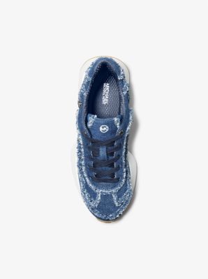 Ari Frayed Denim Trainer | Michael Kors