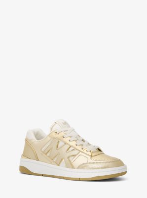 Sneaker Rebel aus Leder in Metallic-Optik image number 0