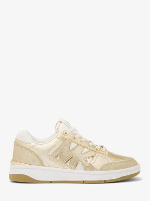 Rebel Metallic Leather Sneaker | Michael Kors