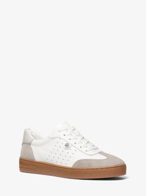 마이클 코어스 Michaelkors Scotty Leather Sneaker,ALUMINUM MLT