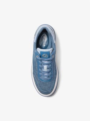 Sneaker Hayes in denim bicolore con plateau image number 3