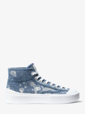 Jude Splattered Denim High-Top Sneaker image number 1