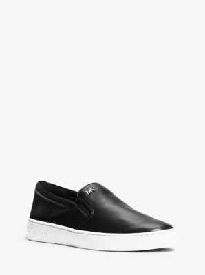 Mk black slip store on shoes