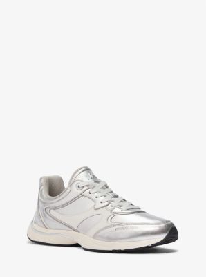 Riley Metallic Leather Trainer image number 0