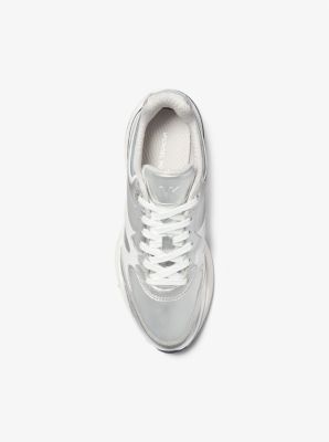 Riley Metallic Leather Trainer image number 3