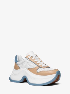 MK Sneaker Arla Aus Leder - Blau