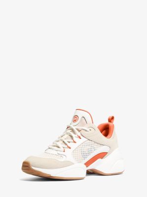 Bowie Suede and Mesh Trainer