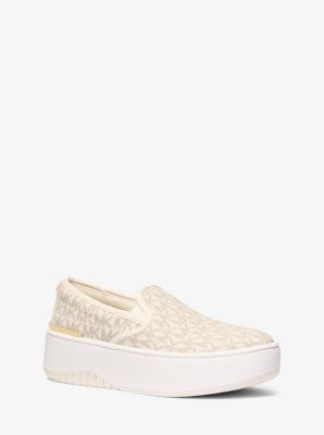 Sneaker slip-on Dottie con plateau e stampa logo
