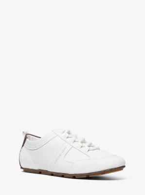MK Sneaker Keely Aus Leder - Weiss