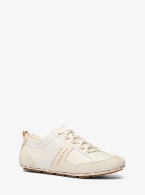 MK Sneaker Keely Aus Leder - Natur