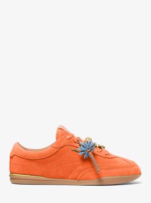 Nolan Embellished Suede Sneaker