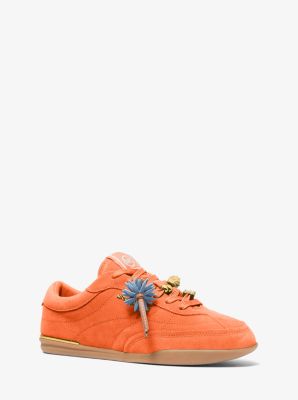MK Sneaker Nolan Aus Wildleder Mit Verzierung - Orange