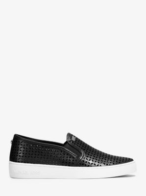 Olivia Perforated Leather Slip On Sneaker Michael Kors Canada