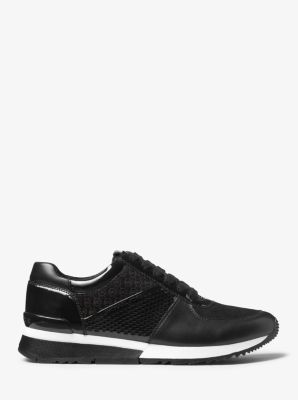 allie leather and canvas sneaker
