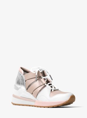 michael kors metallic sneakers