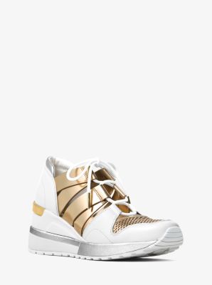Beckett Metallic and Leather Sneaker 