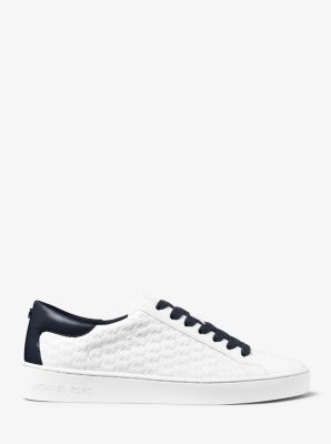 Colby Embossed-Leather Sneaker