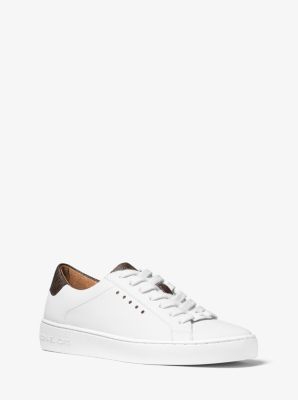 Irving Leather And Logo Sneaker | Michael Kors