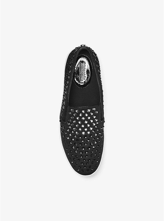 Trent Embellished Mesh Slip-On Sneaker 