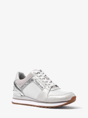 Billie metallic hot sale knit trainer