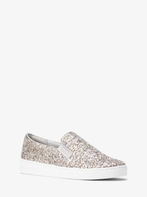 michael kors tia glitter platform sneakers