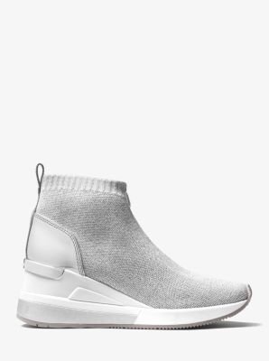 Michael kors sale skyler bootie silver