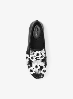 Michael kors trent hot sale embellished slip on