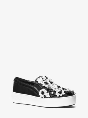 Trent Floral Sequined Slip-On Sneaker