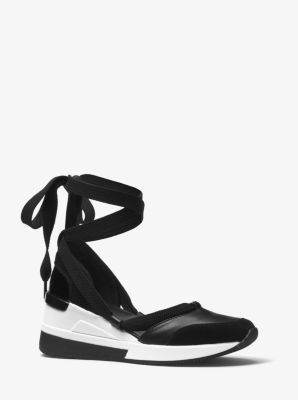 Vega Leather Lace-Up Sneaker | Michael Kors